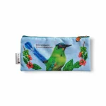 Imagen de la cartuchera delgada de Objetos Poéticos, diseño del ave Barranquero